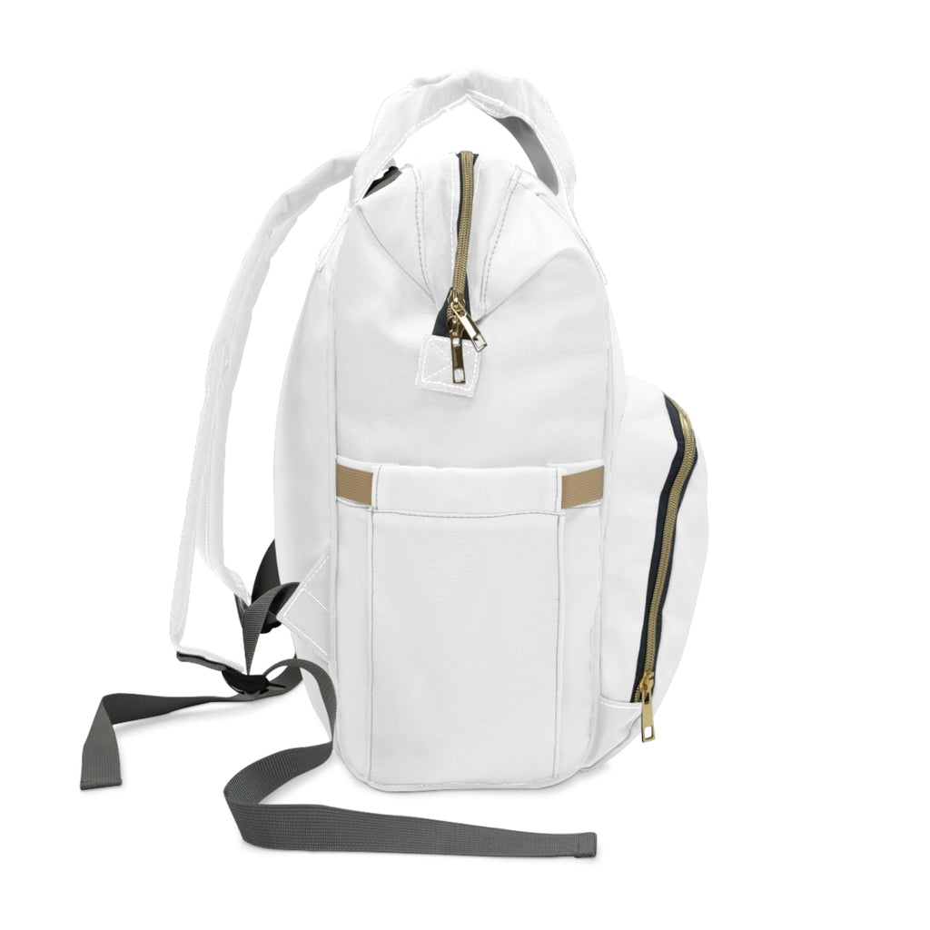 Longhorn Logo Diaper Backpack — Multifunctional Baby Bag with Changing Pad