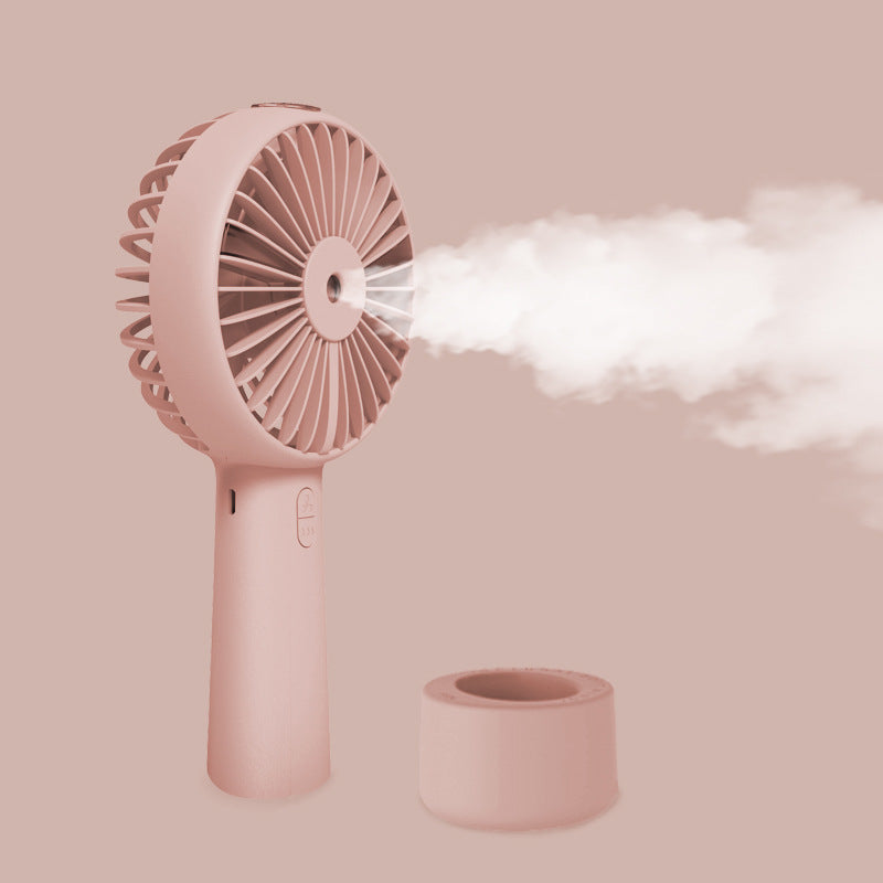 Portable USB Handheld Mist Cooling Fan and Humidifier