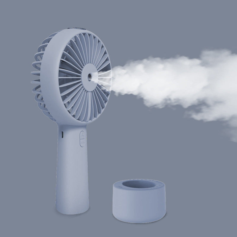 Portable USB Handheld Mist Cooling Fan and Humidifier