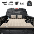 JOYTUTUS Truck Bed Air Mattress for 5.5-5.8Ft Full Size Short Truck Beds Inflatable Air Mattress for Outdoor Camping Truck Tent Accessories with Pump Cup Holder & 2 Pillow & Carry Bag (Smooth Edge)